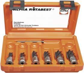 Magni Alfra 1902003050 Core drill set 50 mm in case, 6 pieces (50 millimetres)