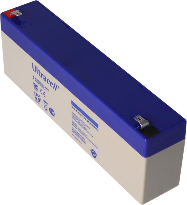 Image du produit Ultracell UL2.4-12 Accumulateur au plomb 12 volts 2,4 Ah, Faston 187, 4,8mm (12 V, 2.40 Ah)