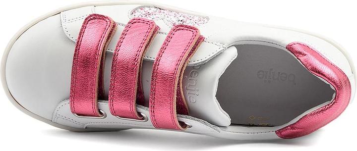 Produktbild Benjie Montreux velcro Kinder Weiss Glitter fuchsia (30)
