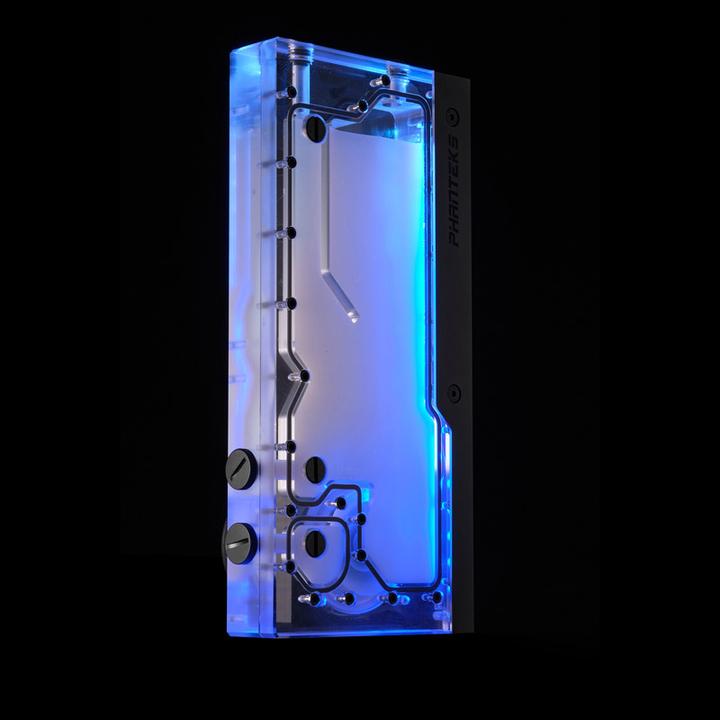 Produktbild Phanteks R260C Reservoir - transparente Acryl-Backplate, D5, DRGB-LED - Schwarz
