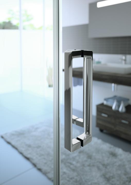 Actual product image Hüppe Classics 2 EasyEntry 4-corner sliding door entry 2-part (1/2), width:80 cm, height:200cm, lef (214 cm, 62 cm, 11 cm)