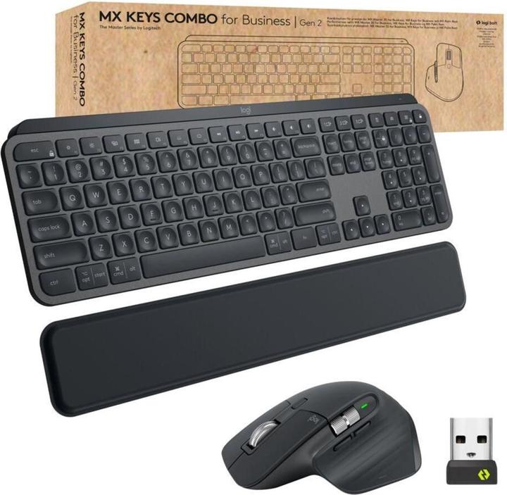 Logitech MX Keys Combo for Business Gen 2 (Eng. Int., Kabellos)