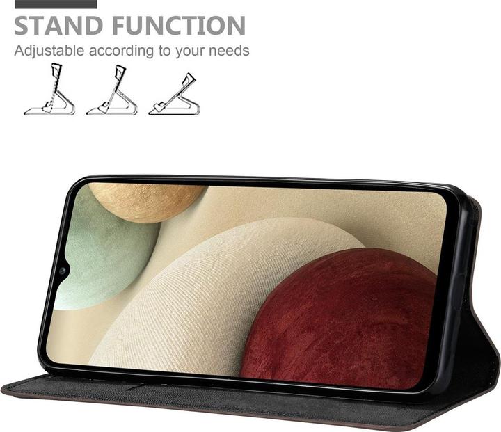 Productafbeelding Cadorabo Boek Onzichtbare Magneethoes (Samsung Galaxy A12, Samsung Galaxy M12)