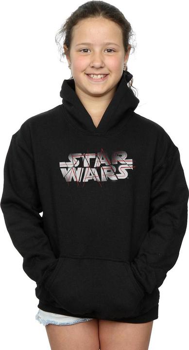 Produktbild Star Wars The Last Jedi Spray Logo Kapuzenpullover Mädchen (152, 158)