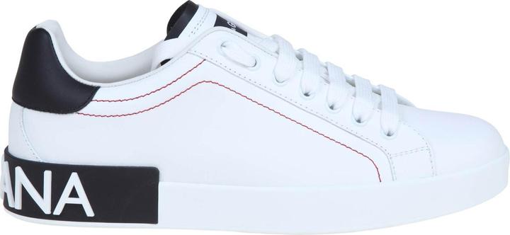 Produktbild Dolce & Gabbana portofino sneakers in white leather (39)