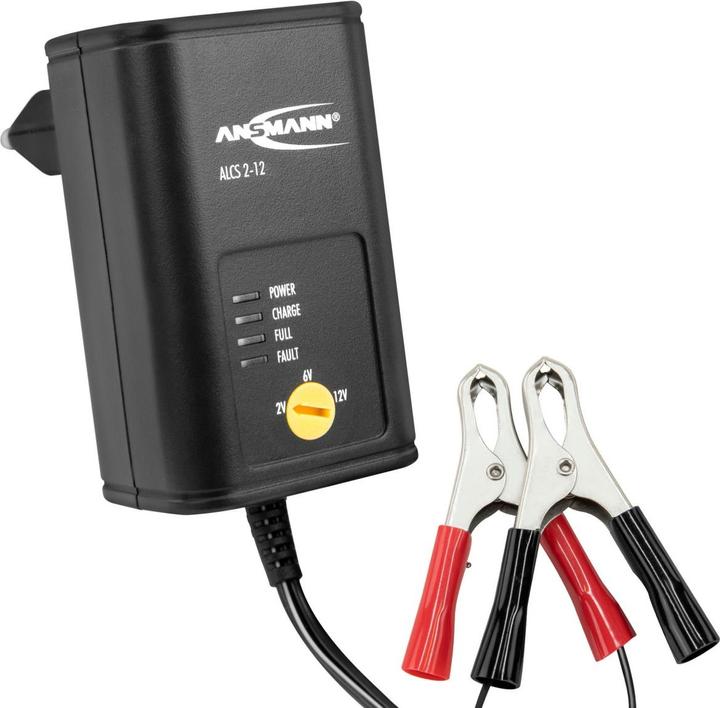 Produktbild AccuCell Ladegerät für 2V, 6V und 12V Blei-Säure-, Blei-Gel- und Blei-Vlies-Akkus (0.40 A)