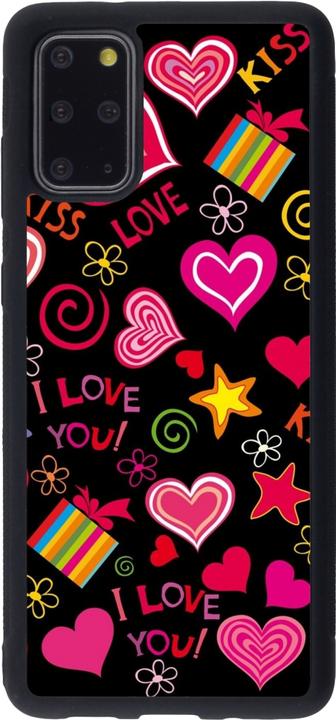 Immagine prodotto PhoneLook Cover silicone nero San Valentino 2023 simboli d'amore (Samsung Galaxy S20+)