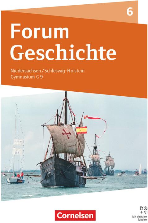 Actual product image Forum Geschichte - Neue Ausgabe - Gymnasium Niedersachsen / Schleswig-Holstein - Ausgabe 2024 - 6. S (German, Mareileua, Jama, Mathis/Jenkel, René/Rassiller, 2024)