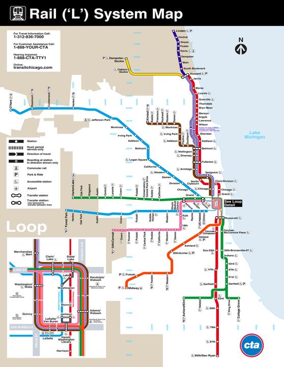 Valeurs nutritives et ingrédients New York Puzzle Company Puzzle 100 pièces Chicago Transit Map Mini (100 pièces)