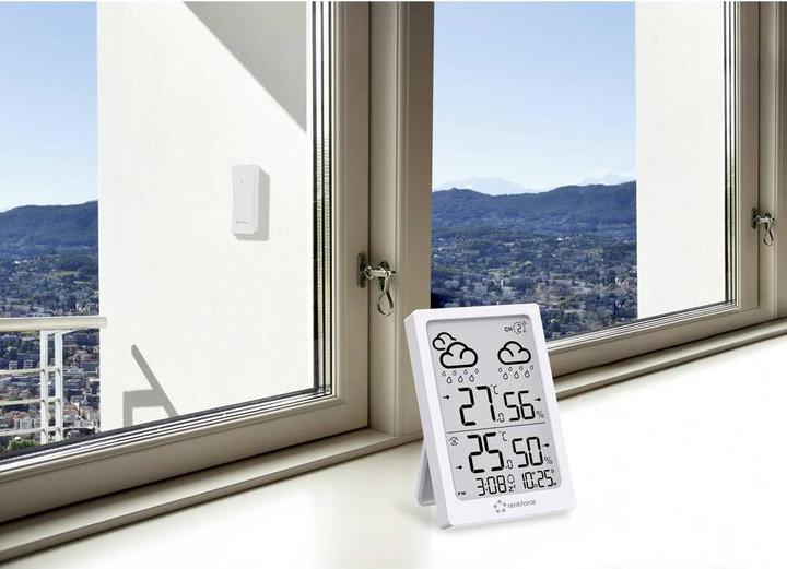 Produktbild Renkforce RF-6416472 Funk-Wetterstation Weiss