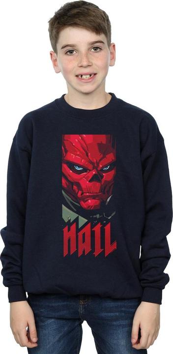 Actual product image Boys Avengers Hail Red Skull Sweatshirt (152, 158)