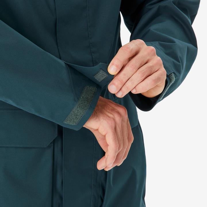 Actual product image Quechua Men's long hiking jacket - NH500 green (S)
