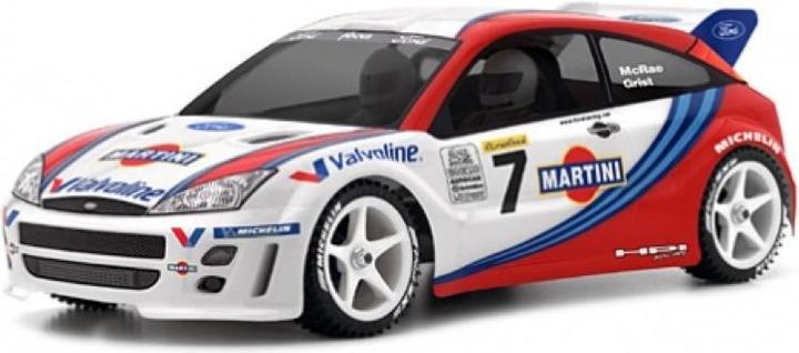HPI Karosserie Ford Focus Wrc Rally (200mm)