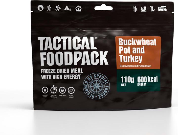 Produktbild Tactical Foodpack Buchweizen mit gebackener Pute (110 g)