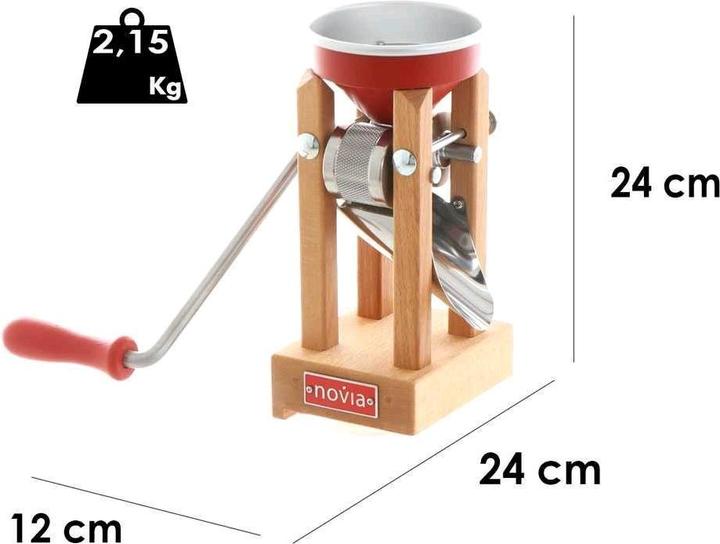 Actual product image Eschenfelder Grain crusher novia red