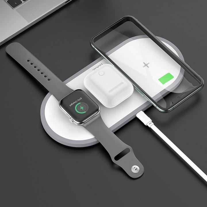 Actual product image Hoco CW24 3 in 1 Wireless Charger (10 W)