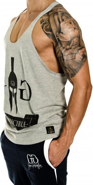 Actual product image Gym Generation Warriors Invicible Stringer GREY (XL)