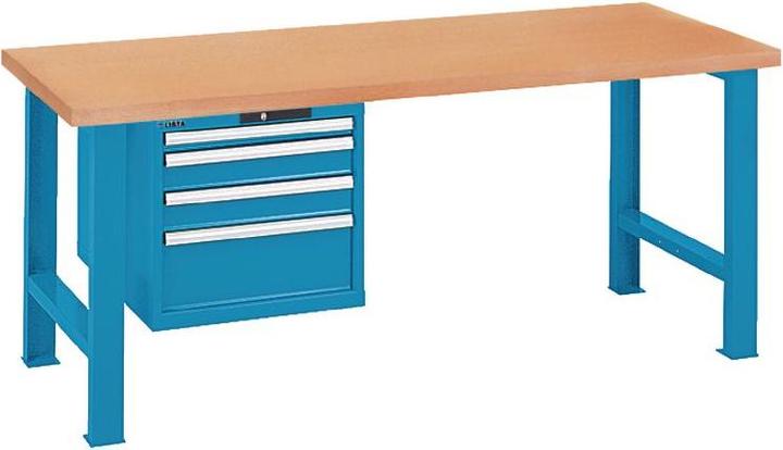Actual product image Lista Workbench with multiplex top (75 cm, 200 cm)