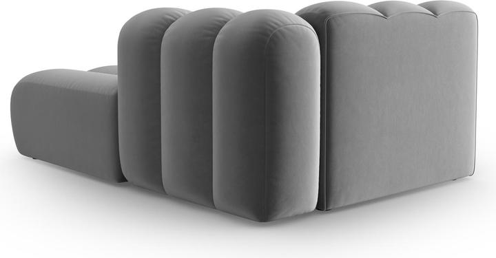 Actual product image Micadoni Velvet Chaise Longue Right, "Lupine", 2 Seats, 117x177x70Made in Europe (Chaise longue)