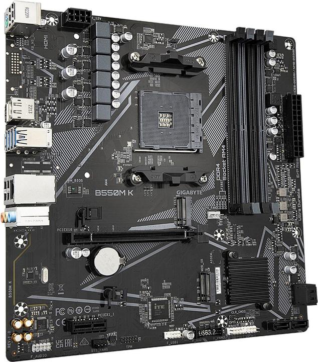 Produktbild Gigabyte B550M K (AM4, AMD B550, mATX)