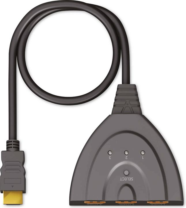 Image du produit Goobay Boîtier de commutation HDMI 3 vers 1 4K @ 30 Hz