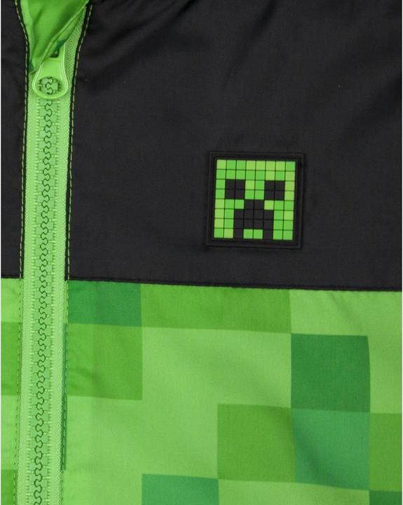 Produktbild Minecraft Jacke wasserfest mit Kapuze Jungen (140)