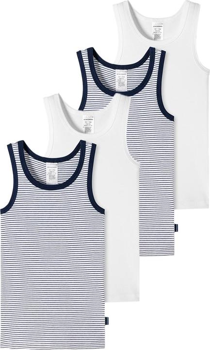 Bianco, Blu a strisce