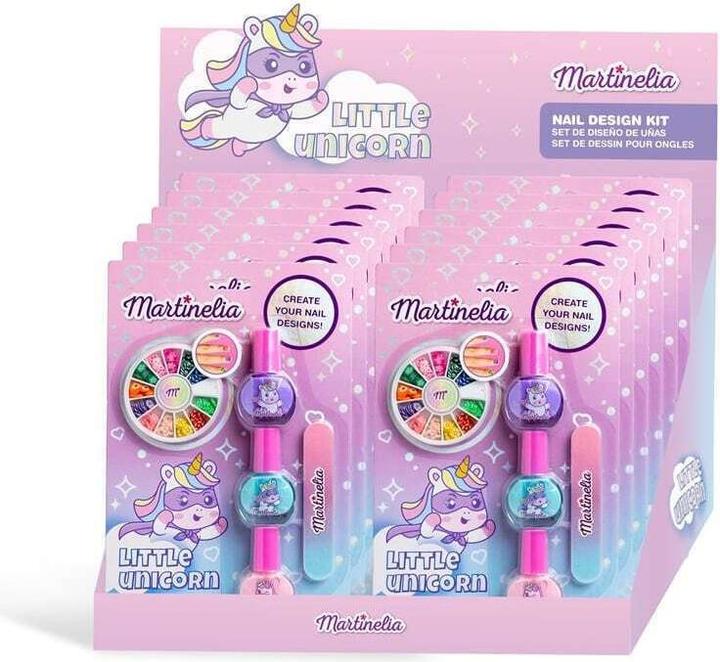 Produktbild Martinelia Einhorn Maniküre Set für Kinder mit 3 Nagellacken