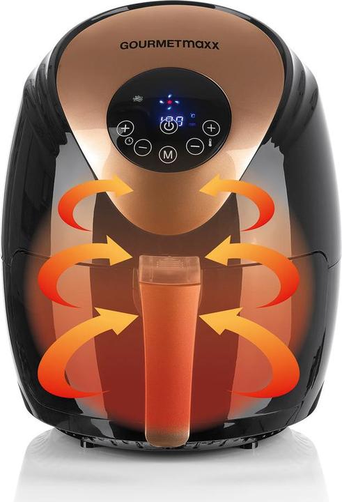 Actual product image Gourmetmaxx Hot air deep fryer Digital