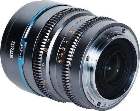 Produktbild Sirui Nightwalker Series 16mm T1.2 S35 Manual Focus Cine Lens (E Mount, Gun Metal Grey) (Sony E, APS-C / DX)