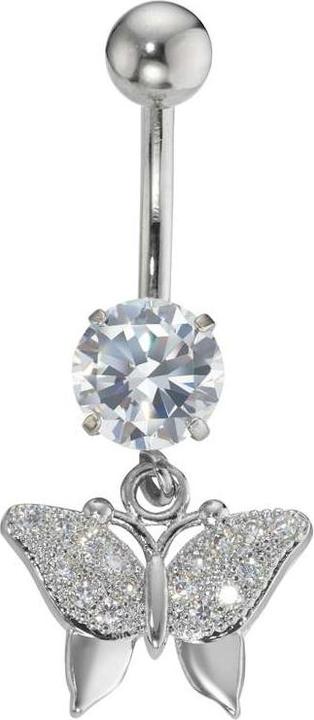 Actual product image Bijouteria Bellypiercing (Zirconia, Surgical steel 316L)