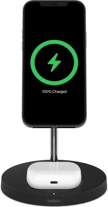 Image du produit Belkin Chargeur 2 en 1 Boost Charge Pro avec MagSafe (15 W)