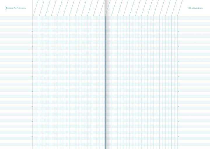 Image du produit Clairefontaine Livre de classe (A4, À rayures, Couverture souple)