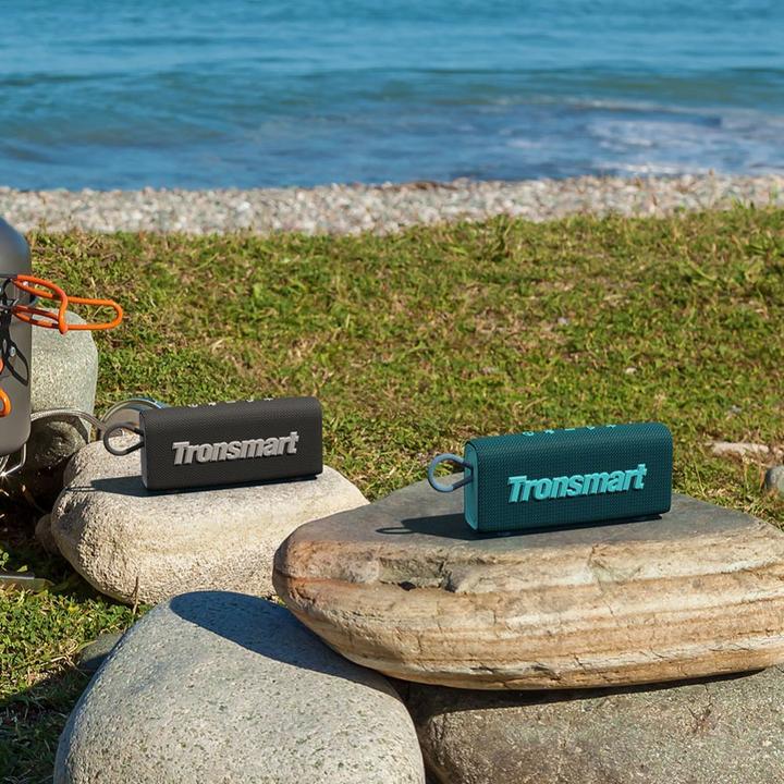 Immagine prodotto Tronsmart Trip Altoparlante Bluetooth 5.3 senza fili, impermeabile IPX7 10W nero (20 h, Batteria ricaricabile)