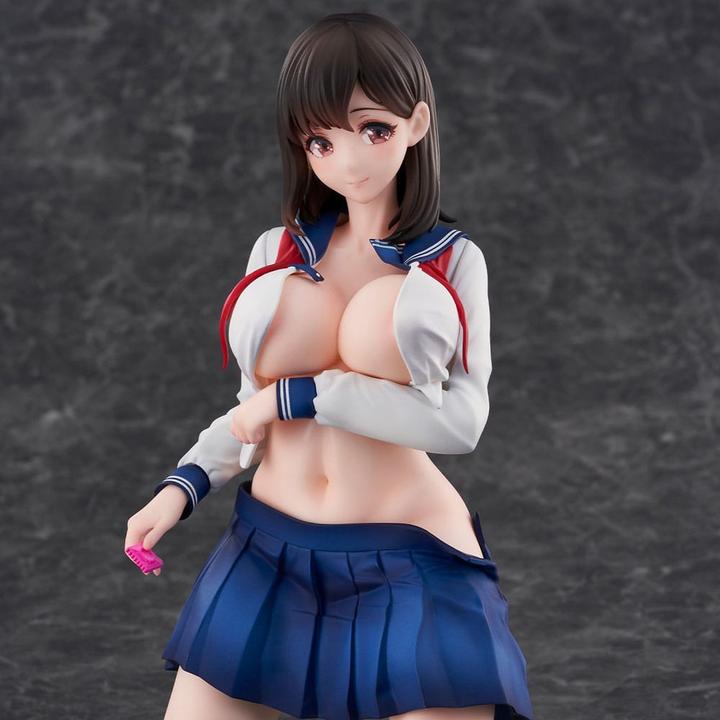 Actual product image Sentinel Tomoe Sasamori Illustration statuette PVC Aoi Shirasagi 20 cm