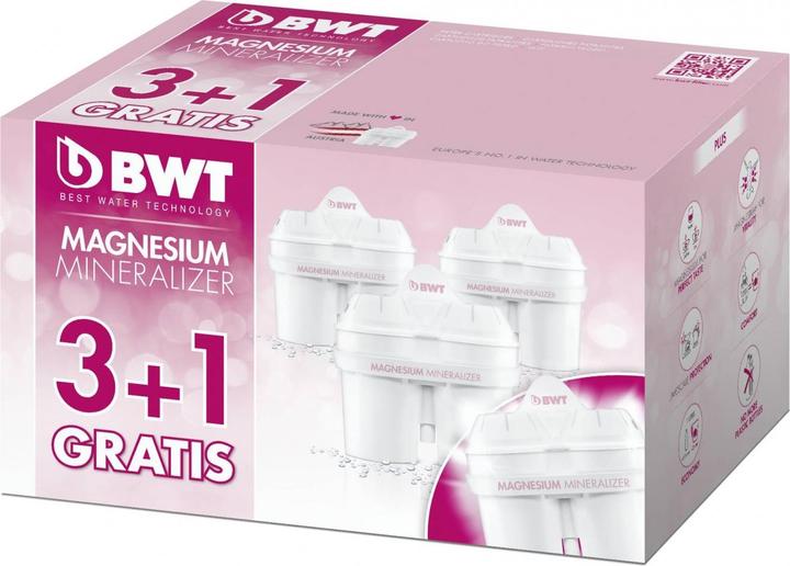 Actual product image BWT Filter cartridges Magnesium Mineralized Water 3+1 value pack (4 x)