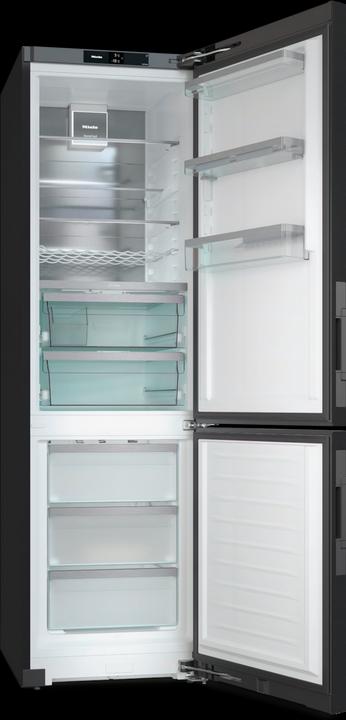 Actual product image Miele Fridge/freezer combination KFN 4898 A-10 D Blacksteel (362 l)