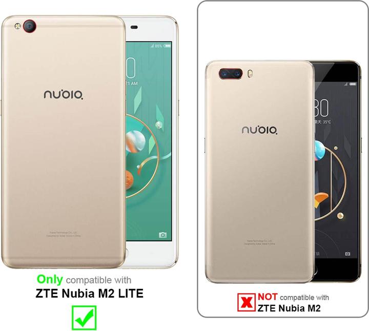 Produktbild Cadorabo Book Invisible Magnet Cover (ZTE Nubia M2 Lite)