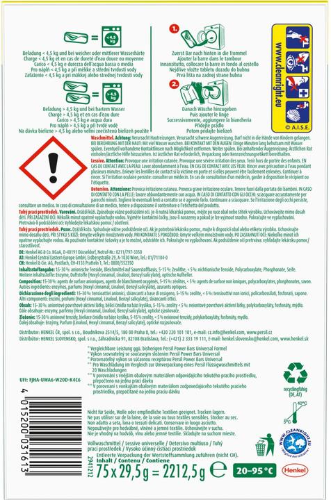 Produktbild Persil Power Bars (75 Waschgänge, Waschpods)
