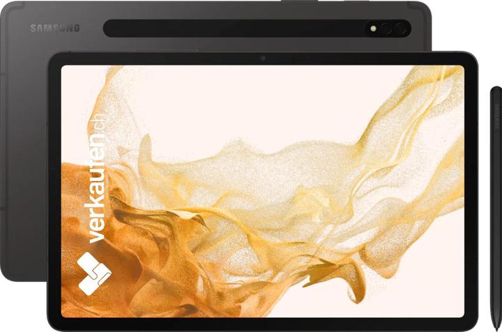 Actual product image verkaufen.ch Galaxy Tab S8 5G (5G, 11", 128 GB, Graphites, A / Like new)
