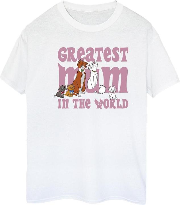 Disney The Aristocats Greatest Mum Baumwolle Boyfriend TShirt