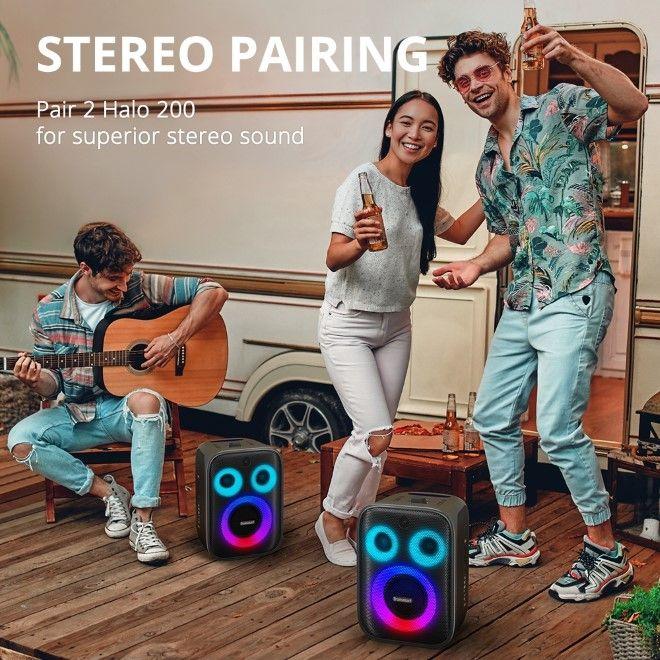 Image du produit Tronsmart Enceinte sans fil Bluetooth Halo 110 (noir) (18 h, Fonctionnement sur batterie)