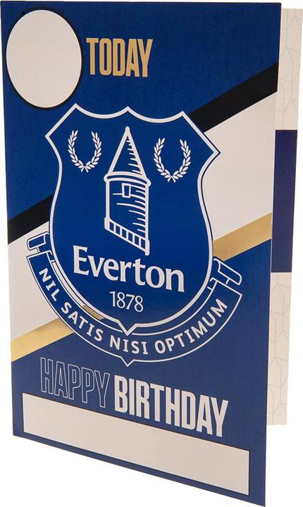 Image du produit Everton FC - Carte d'anniversaire avec autocollants (1 pcs)