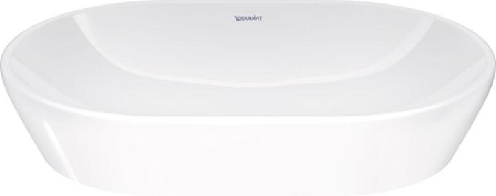 Produktbild Duravit Aufsatzbecken D-NEO 600x400mm o ÜL ohne Hahnlochbank weiss (400 mm, 600 mm)