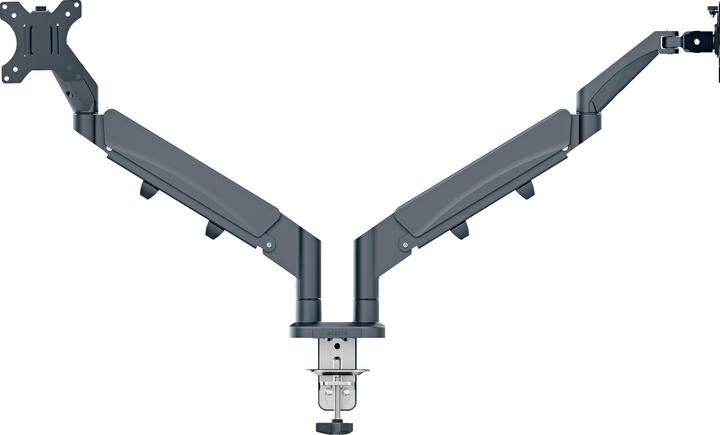 Leitz Support d'écran 2 moniteurs gris velours (Tables, 32")