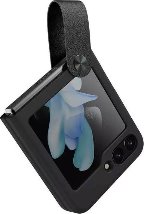 Immagine prodotto Nillkin Custodia Flex Flip con gancio e supporto per Samsung Galaxy Z Flip 5 - nera (Samsung Galaxy Z Flip5)