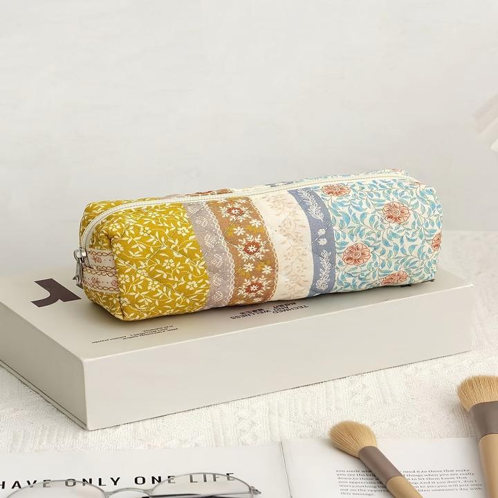 Actual product image Only-Bags.Store Cosmetic bag made of cotton with large capacity -, not waterproof, odourless