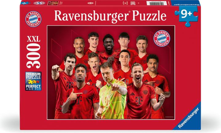 Actual product image Ravensburger Children's jigsaw puzzle 12004000 - FC Bayern Munich season 2024/25 - 300 pieces XXL FC Bayern (300 pieces)