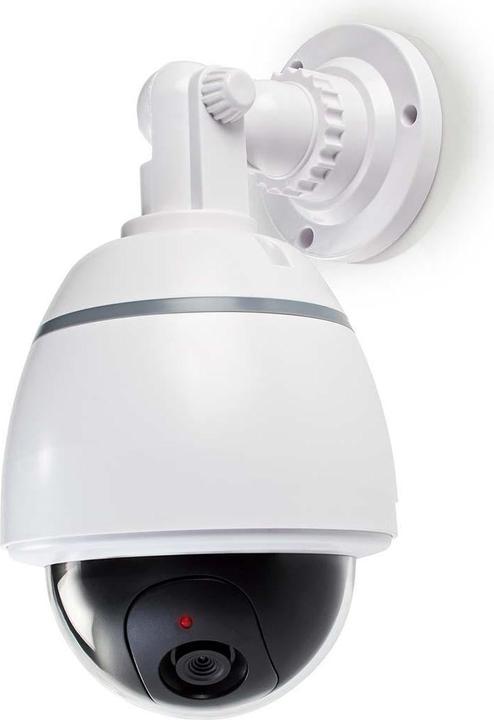 Immagine prodotto Nedis Telecamera di sorveglianza Dummy Dome IP44 a batteria per interni/esterni Bianco