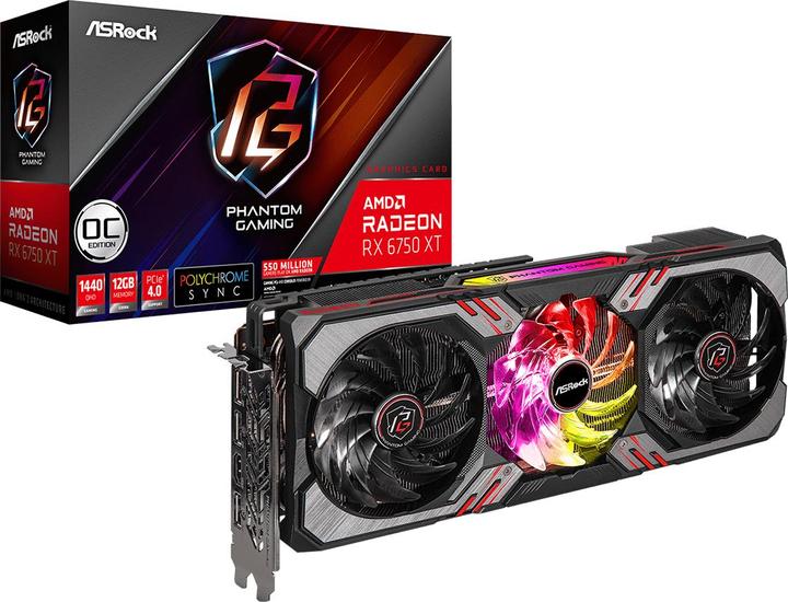 AsRock Radeon RX 6750 XT Phantom Gaming D OC (12 GB)